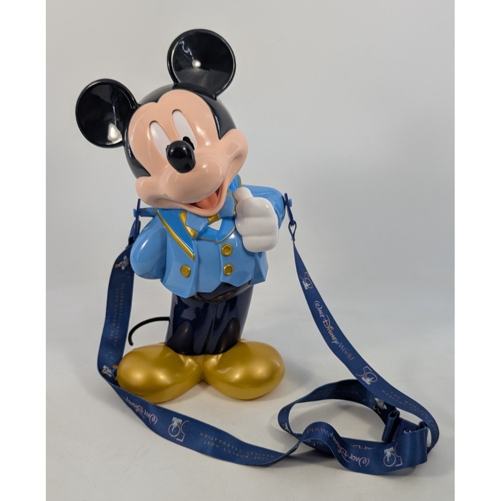 Walt Disney World 50th Anniversary Celebration Mickey Mouse Popcorn Bucket 13"